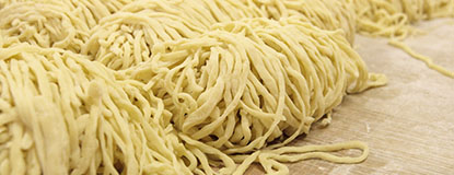 手打ち麺の写真